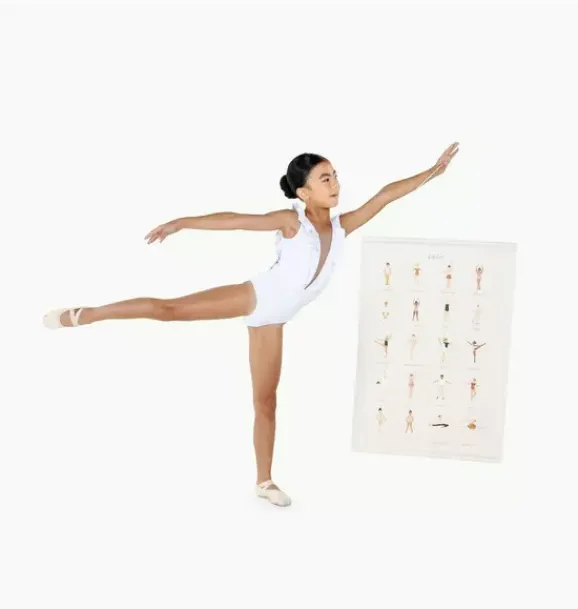 Janie and Jack Art-Poster ballet basics