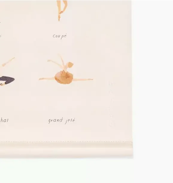 Janie and Jack Art-Poster ballet basics
