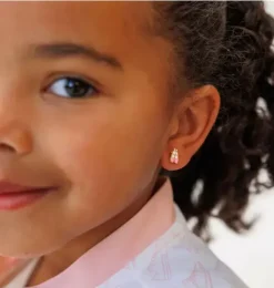 Janie and Jack Kids Accessories|Jewelry-Ballet Slipper Stud Earrings pink