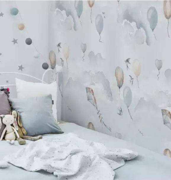 Janie and Jack Wallpaper-Balloons Fairytale Wallpaper multi