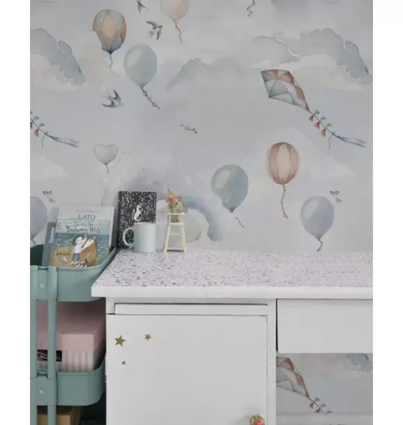 Janie and Jack Wallpaper-Balloons Fairytale Wallpaper multi