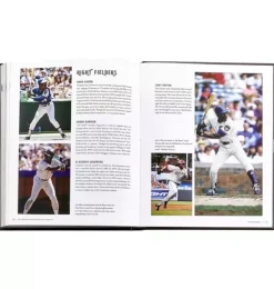 Janie and Jack Books-BASEBALL HALL OF FAME LEATHER EDITION tan