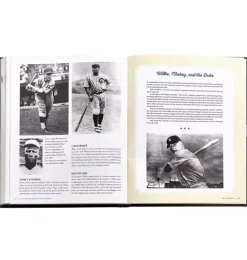 Janie and Jack Books-BASEBALL HALL OF FAME LEATHER EDITION tan