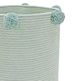 Janie and Jack Storage-Basket Bubbly Blue Sage vintage blue