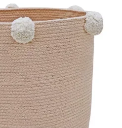 Janie and Jack Storage-Basket Bubbly rose