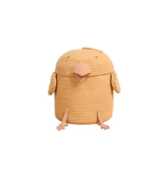 Janie and Jack Storage-Basket Charlie the Chicken golden