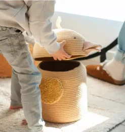 Janie and Jack Storage-Basket Charlie the Chicken golden