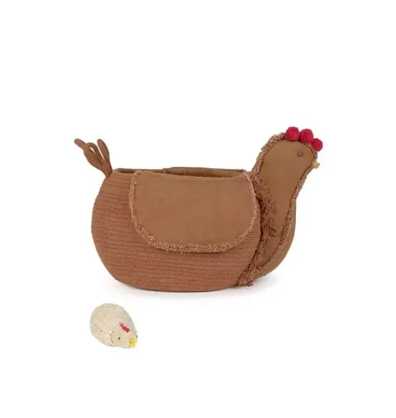 Janie and Jack Storage-Basket Chicken toffee