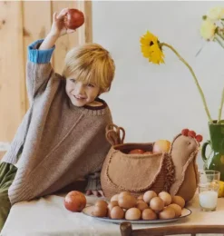 Janie and Jack Storage-Basket Chicken toffee