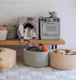 Janie and Jack Storage-Basket Gram golden