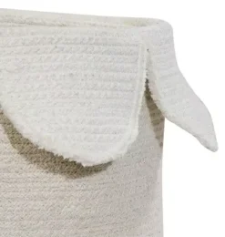 Janie and Jack Storage-Basket Petals - Natural ivory