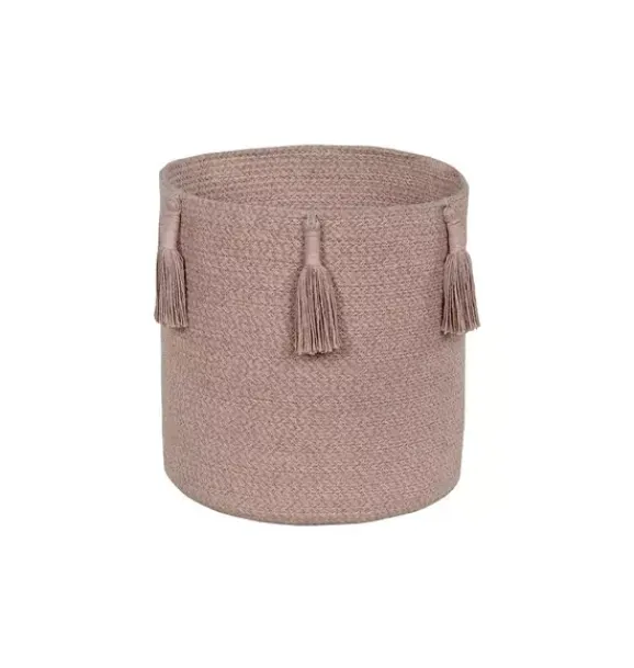 Janie and Jack Storage-Basket Woody Vintage Nude vintage nude linen