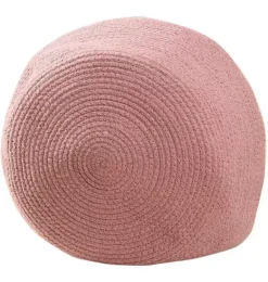 Janie and Jack Storage-Basket Zoco Ash Rose-Natural natural and rose