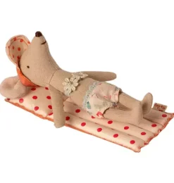 Janie and Jack Dolls-Beach Float, red dot