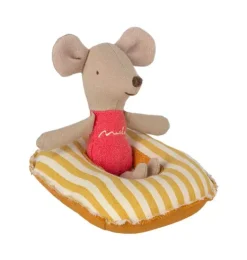 Janie and Jack Dolls-Beach Raft, yellow stripe