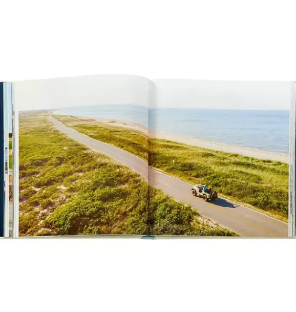 Janie and Jack Books-Beach Rides by Johnny Vacay LEATHER EDITION ivory