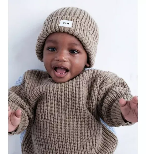 Janie and Jack Kids Accessories|Baby Accessories-Beanie - Chunky olive