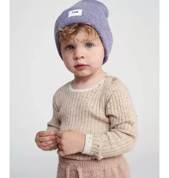 Janie and Jack Baby Accessories|Kids Accessories-Beanie - Heather purple