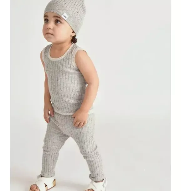 Janie and Jack Kids Accessories|Baby Accessories-Beanie - Hug Me light heather grey