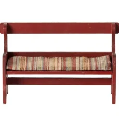 Janie and Jack Dolls-Bench, Mouse - red