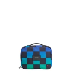 Janie and Jack Kids Accessories|Luggage-Bensen Toiletry Kit blue checkerboard