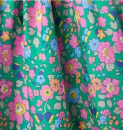Janie and Jack Dresses-Betsy Meadow Dress Made With Liberty Fabric green betsy meadow floral