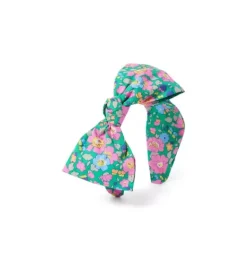 Janie and Jack Hair-Betsy Meadow Headband Made With Liberty Fabric green betsy meadow floral