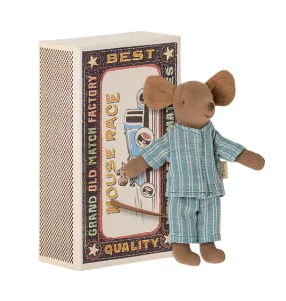 Janie and Jack Dolls-Big Brother Mouse in Box - blue