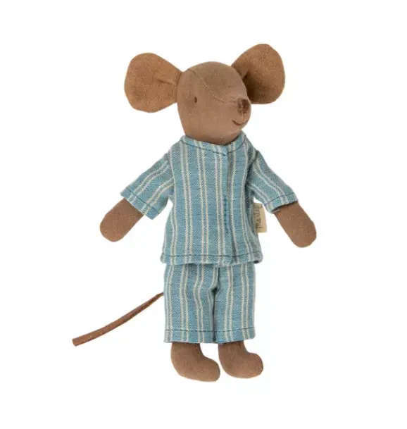 Janie and Jack Dolls-Big Brother Mouse in Box - blue