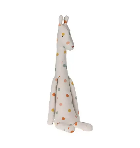 Janie and Jack Stuffed Animals-Big Giraffe multi dot