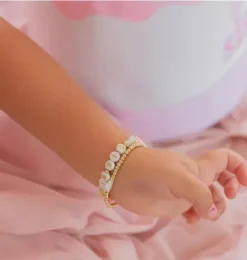 Janie and Jack Jewelry|Kids Accessories-Big Sis Bracelet Gift Set pink