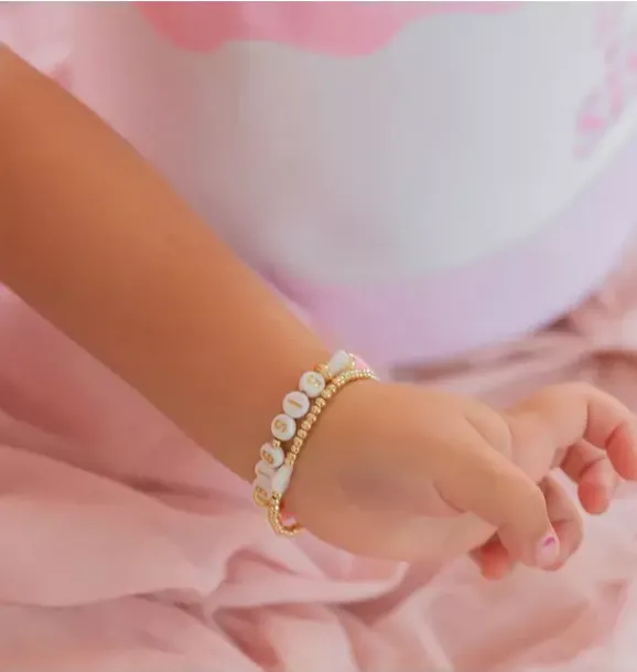 Janie and Jack Jewelry|Kids Accessories-Big Sis Bracelet Gift Set pink