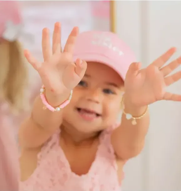Janie and Jack Jewelry|Kids Accessories-Big Sis Bracelet Gift Set pink