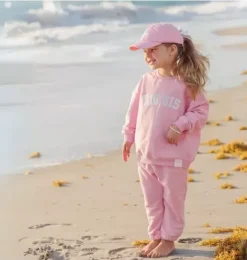 Janie and Jack Kids Clothing-Big Sis Crewneck Sweatshirt pink