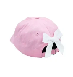 Janie and Jack Kids Accessories-Big Sister Bow Baseball Hat pink
