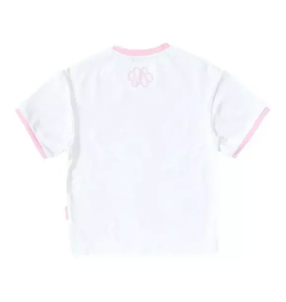 Janie and Jack Kids Clothing-Big Sister Crewneck T-Shirt white/pink