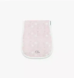 Janie and Jack Nursery-Bird's Song Burp Cloth - pink