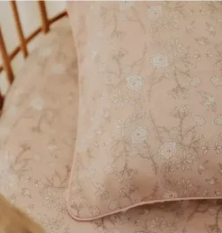 Janie and Jack Bedding Basics-Bird's Song Toddler Pillow Set - pink