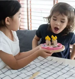 Janie and Jack Imaginary Play-Birthday Cake Set multi