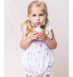 Janie and Jack Baby Pajamas|Petite Plume-Ruffled Romper birthday wishes