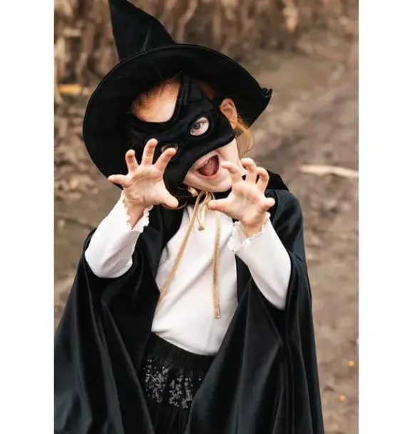 Janie and Jack Dress Up|Kids Accessories-Cat Mask black