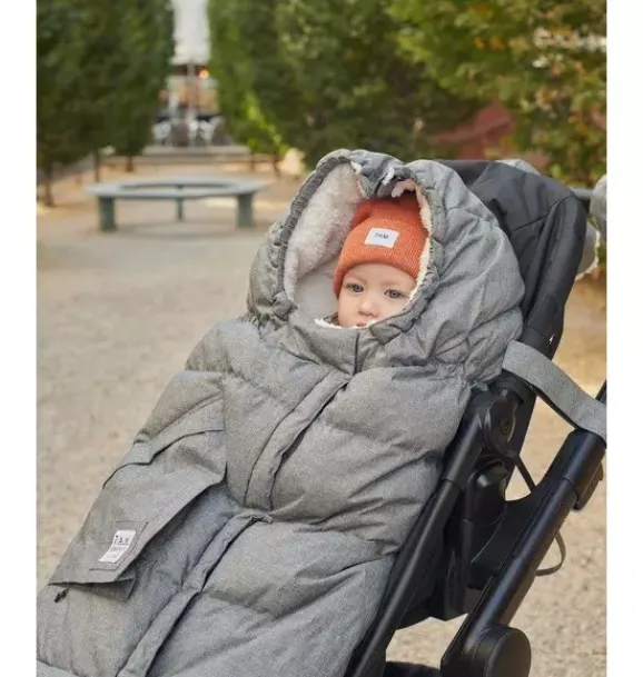 Janie and Jack Strollers-Blanket 212 evolution - Heathers heather grey cloud