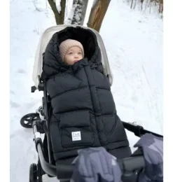 Janie and Jack Strollers-Blanket 212 evolution - Plush black plush