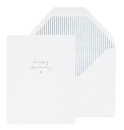 Janie and Jack Stationery-Blue Happy Birthday Greeting Card multi