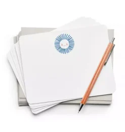 Janie and Jack Desk Accessories|Stationery-Blue Sunshine Flat Notes multi