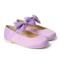 Janie and Jack Shoes-Bow Ballet Flat light purple