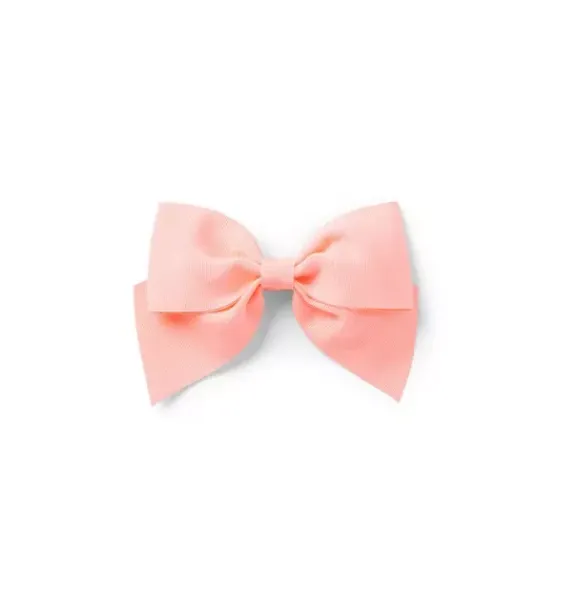 Janie and Jack Hair-Bow Barrette warm pink
