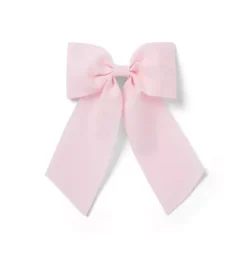 Janie and Jack Hair-Bow Barrette pale pink