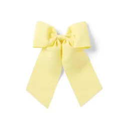 Janie and Jack Hair-Bow Barrette buttermilk