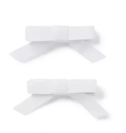 Janie and Jack Hair-Bow Barrette Set white